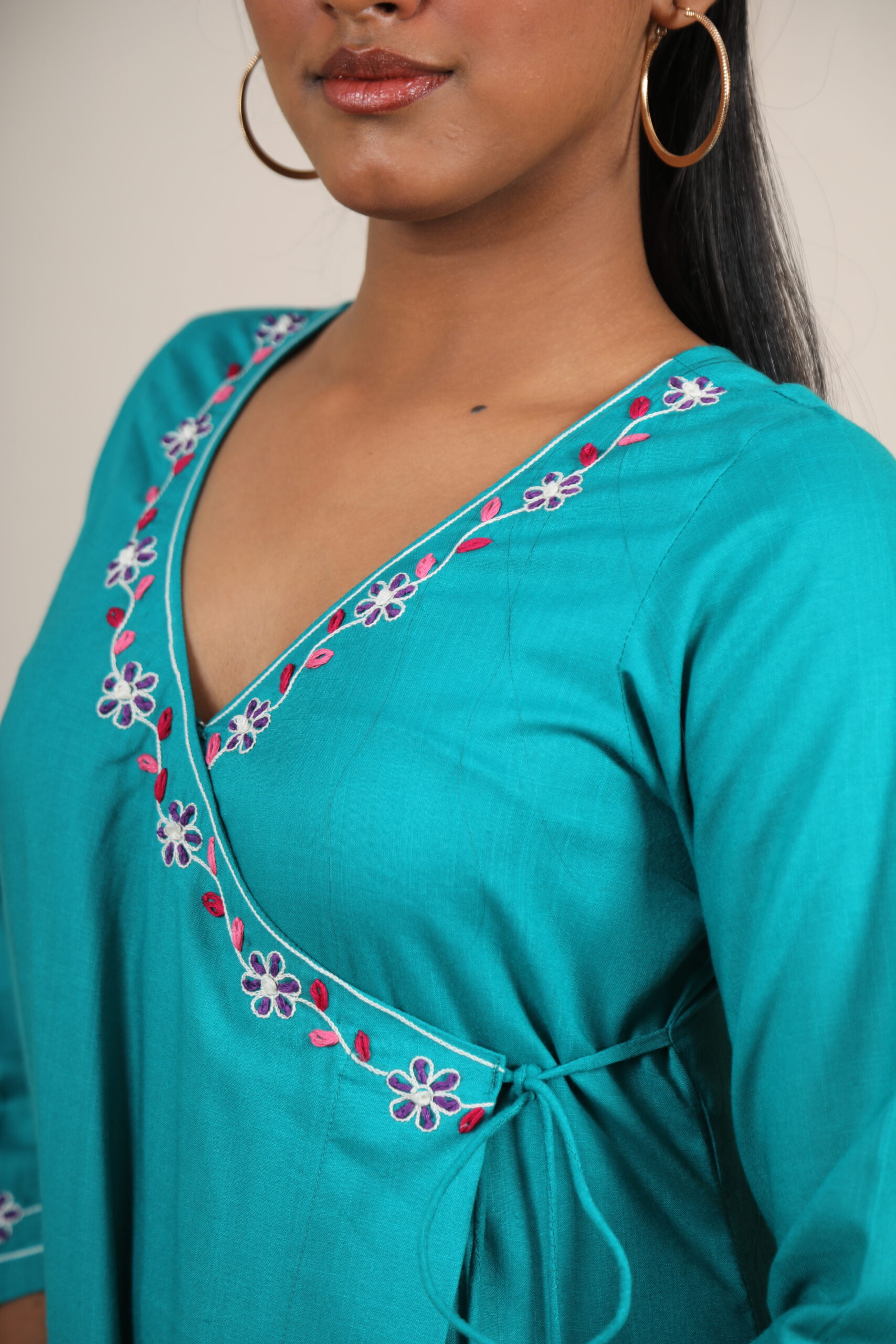 Aaroha Angrakha Dress - Image 5