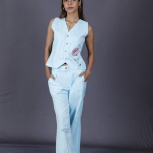 Aaira Bloom Linen Co-Ord Set