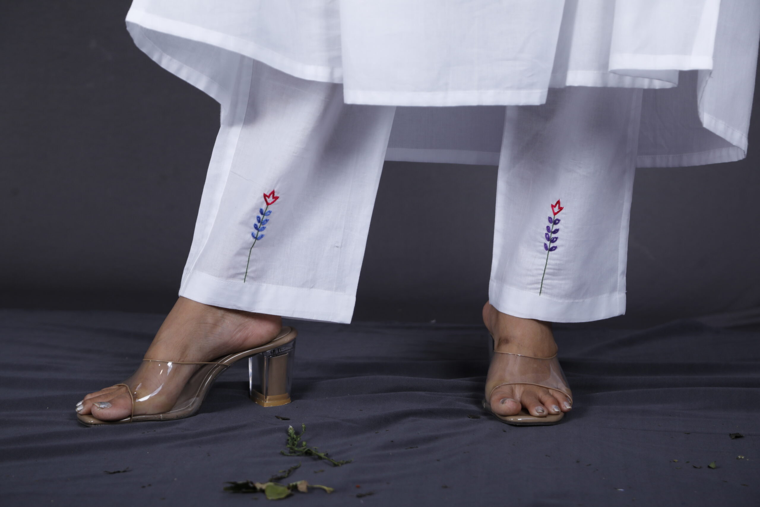 Zara Floral White Dress - Image 6